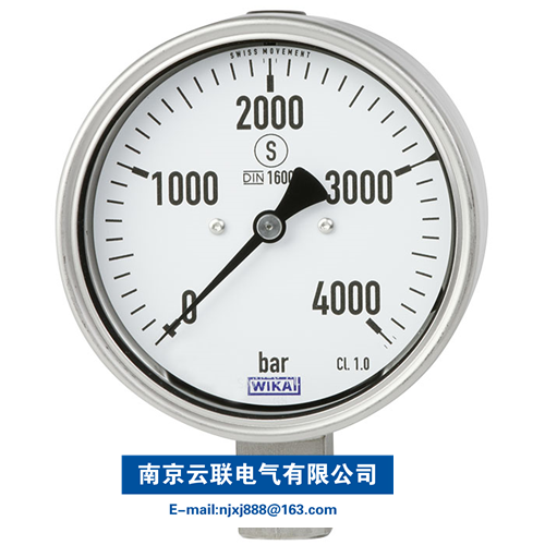 WIKA PG23HP-P 波登管壓力表，不銹鋼材質(zhì)