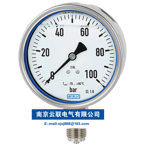 WIKA PG23LT 波登管壓力表，不銹鋼材質(zhì)
