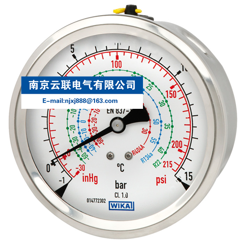 WIKA 112.28, 132.28 波登管壓力表，銅合金或不銹鋼材質(zhì)