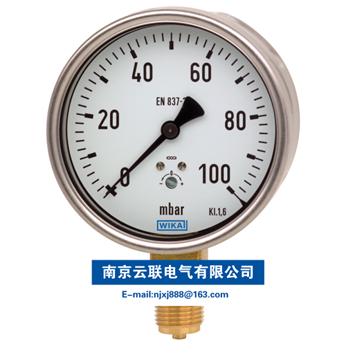 WIKA 612.20 膜盒式壓力表，銅合金材質(zhì) - 副本