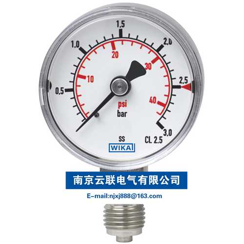 WIKA 131.11 波登管壓力表，不銹鋼材質(zhì)