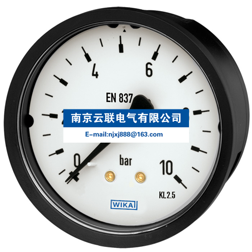 WIKA 111.16, 111.26 波登管壓力表，銅合金材質(zhì) 面板安裝系列