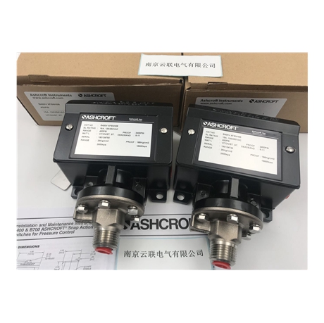 雅斯科ASHCROFT壓力開關B420VXFS